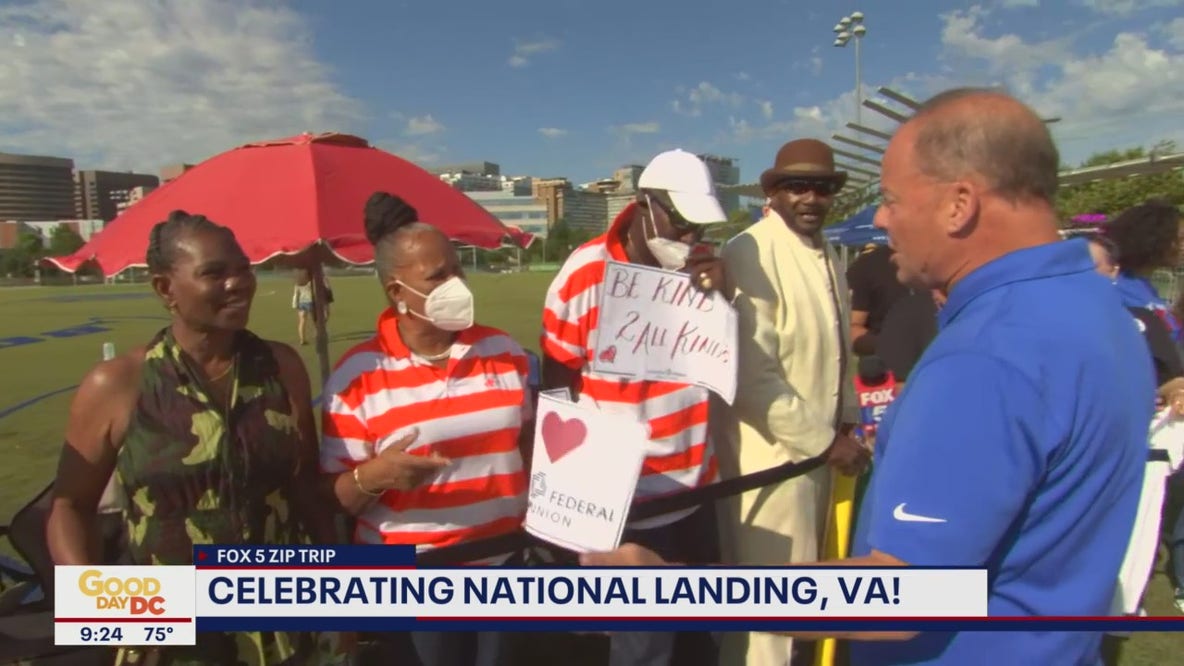 FOX 5 Zip Trip National Landing: Fun with Fans!